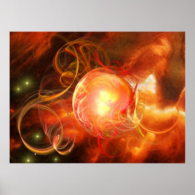 Póster De los restos de una estrella moribunda -2008 (Frente)