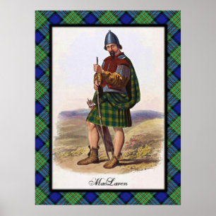 Póster de los sueños escoceses del Clan MacLaren