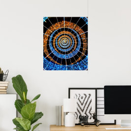 Póster de Luces Centelleantes en Espiral – Arte de