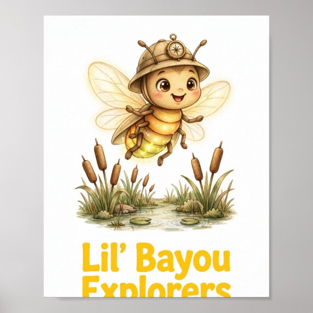 Póster de Luciérnaga de Lil' Bayou Explorers (Frente)