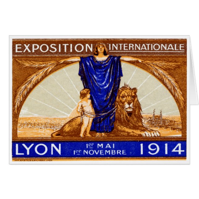 poster de Lyon International Expo 1914 (Anverso (Horizontal))