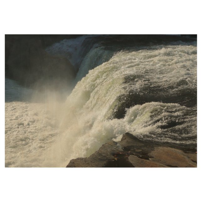Póster De Madera Cae Ohiopyle en Pensilvania (Anverso)
