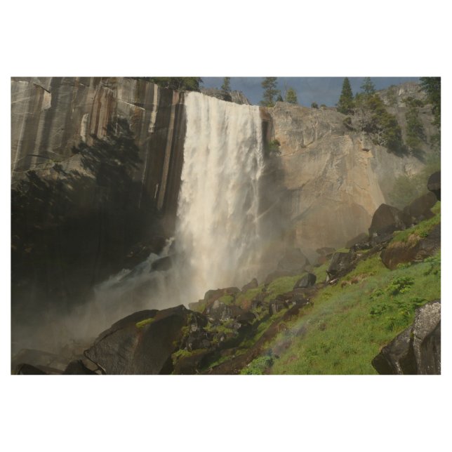 Póster De Madera Cataratas I en el Parque Nacional Yosemite (Anverso)