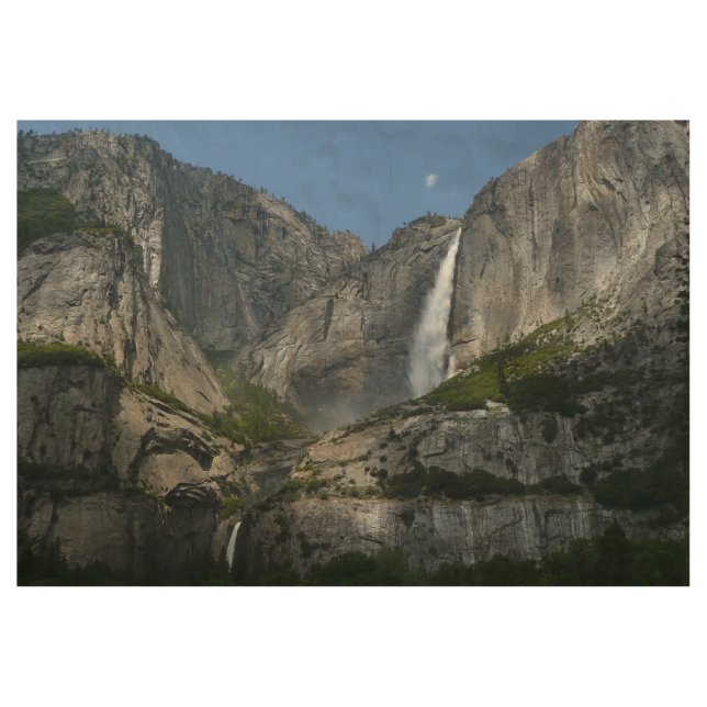 Póster De Madera Cataratas Yosemite III del Parque Nacional Yosemit (Anverso)