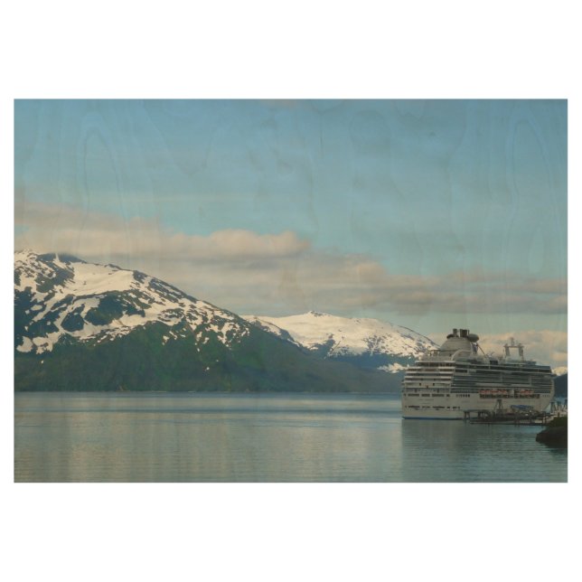 Póster De Madera Fotografía de viajes de crucero en Alaska (Anverso)