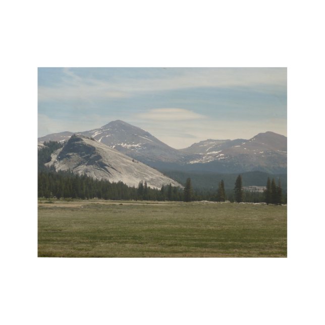 Póster De Madera Sierra Nevada III Parque Nacional Yosemite (Anverso)