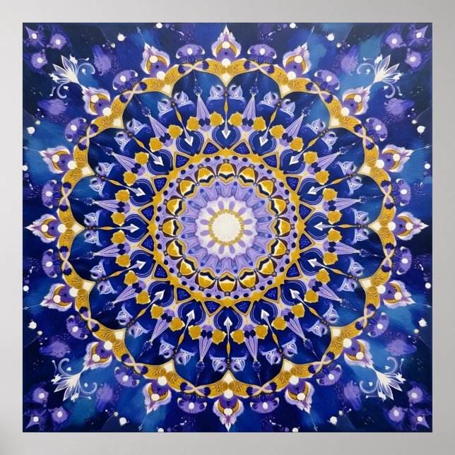 Póster de Mandala Celestial (Frente)