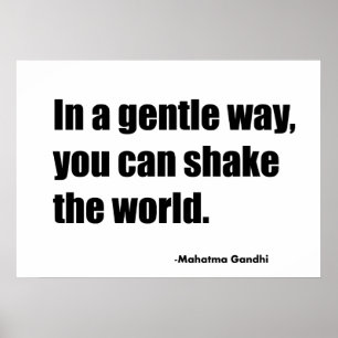 Póster De manera suave