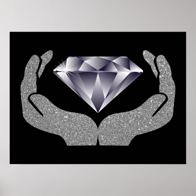 Póster de Manos de Diamante (Frente)