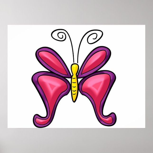 Póster de mariposas (Frente)