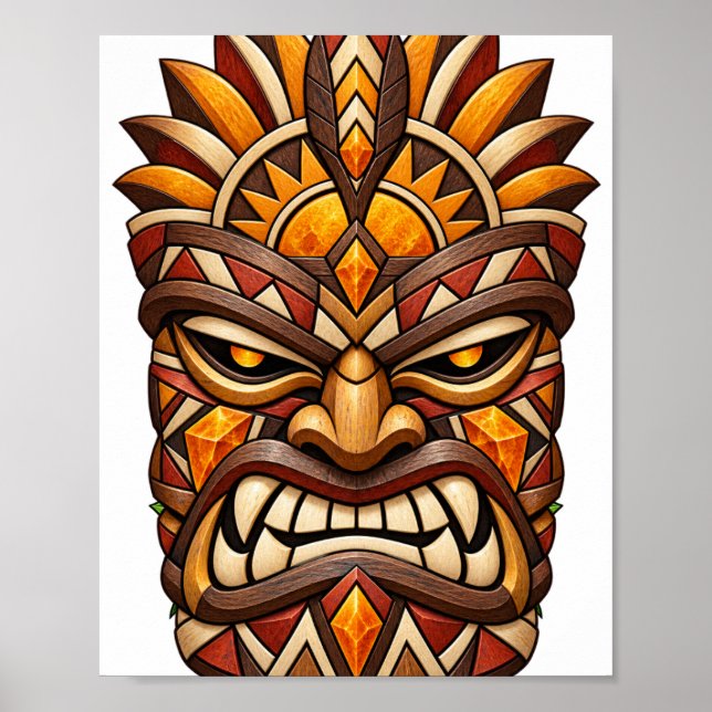 Póster de Máscara de Bronce Ember (Frente)