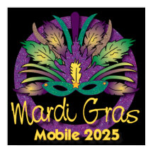 Póster de Máscara de Mardi Gras - 2025 - Móvil