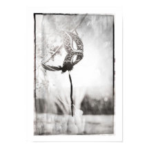 poster de mascariera de impresión leopardo