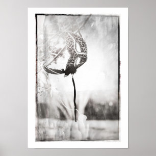 poster de mascariera de impresión leopardo