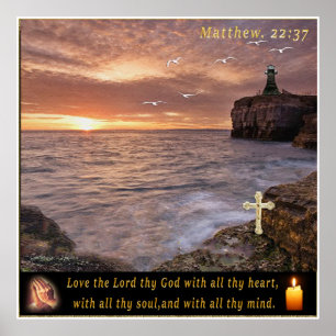 Póster de Mateo 22:37