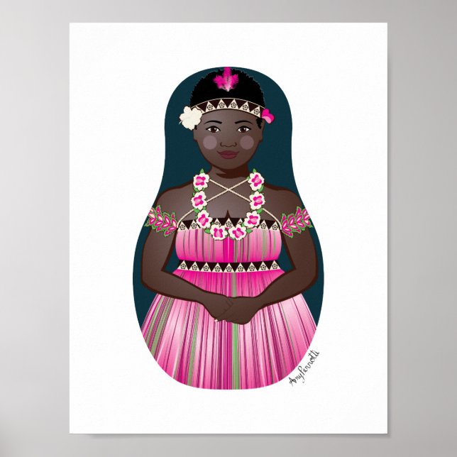 Póster de Matrioshka de Bougainville (Frente)