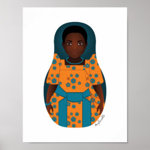 Póster de Matrioshka ugandesa