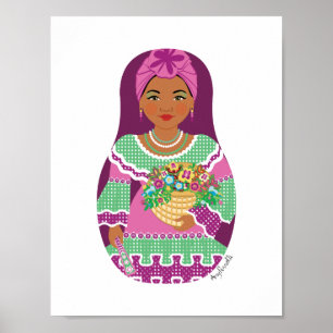 Póster de Matriuska de Violeta Cubana