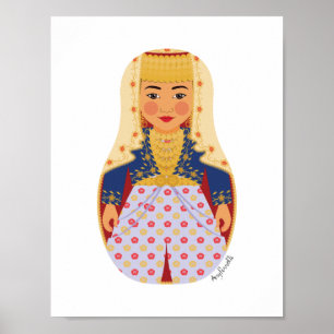 Póster de Matriuska Novia Turca