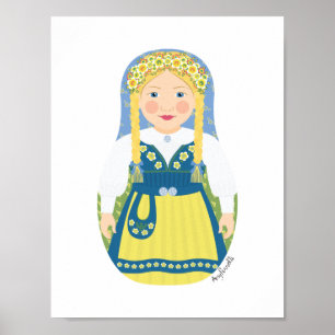 Póster de Matriuska Sueca