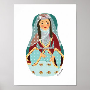 Póster de Matryoshka armenia
