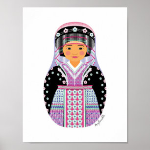 Póster de Matryoshka Hmong