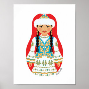 Póster de Matryoshka kazaja