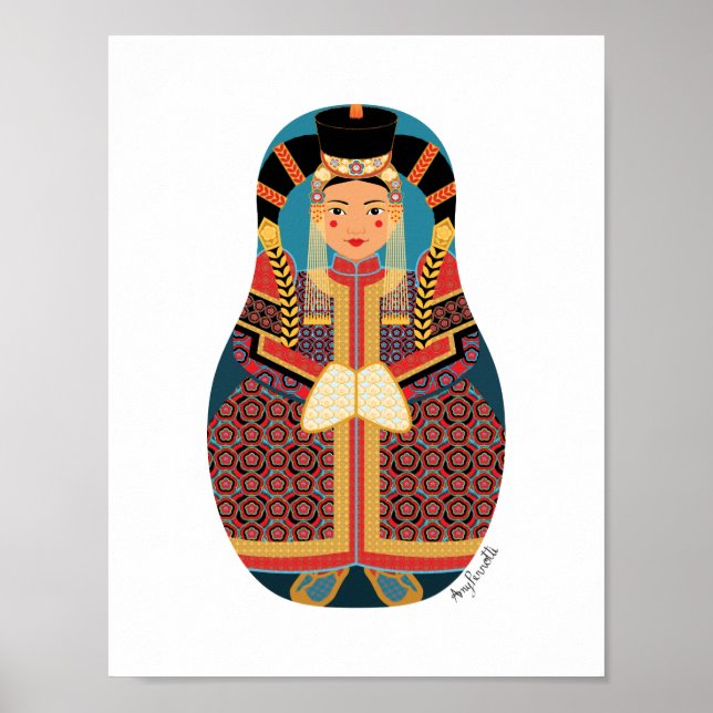 Póster de Matryoshka Mongol (Frente)