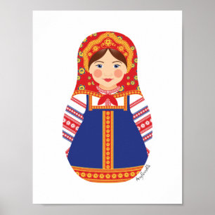 Póster de Matryoshka Rusa