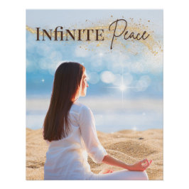 Poster de Meditación de Paz Infinita