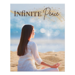 Poster de Meditación de Paz Infinita