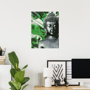 Póster de Meditación del Buda Pacífico – Zen en Pr