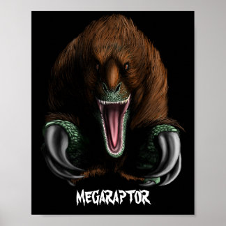 Póster de Megaraptor (Semi-Glustre)