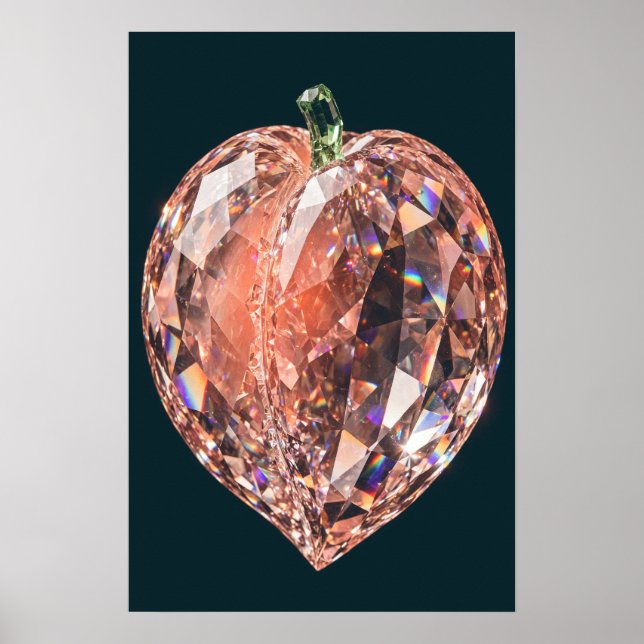 Póster de Melocotón de Cristal — Cosecha de Crista (Frente)