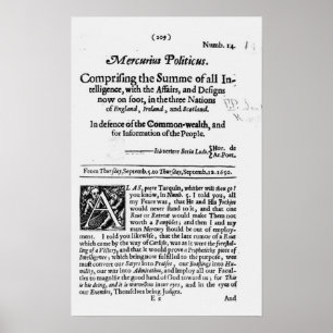 Póster de 'Mercurius Politicus