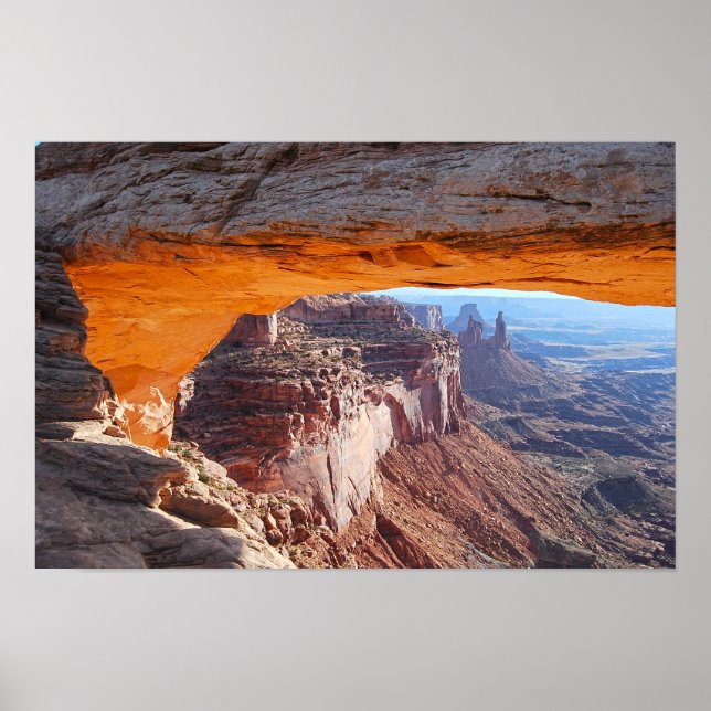 Póster de Mesa Arch al amanecer, Utah (Frente)