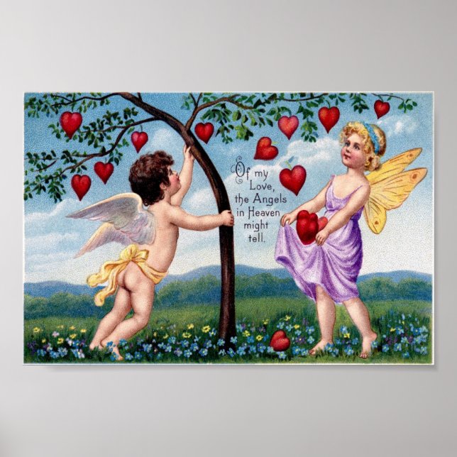 Póster De Mi Amor Los Ángeles En El Cielo Podrían Decir (Frente)