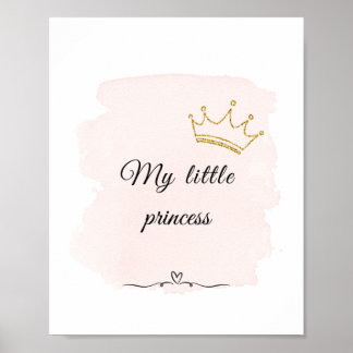 Póster de mi pequeña princesa