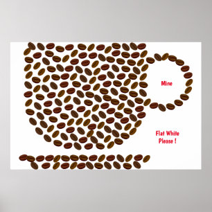 Póster de mi tipo de café
