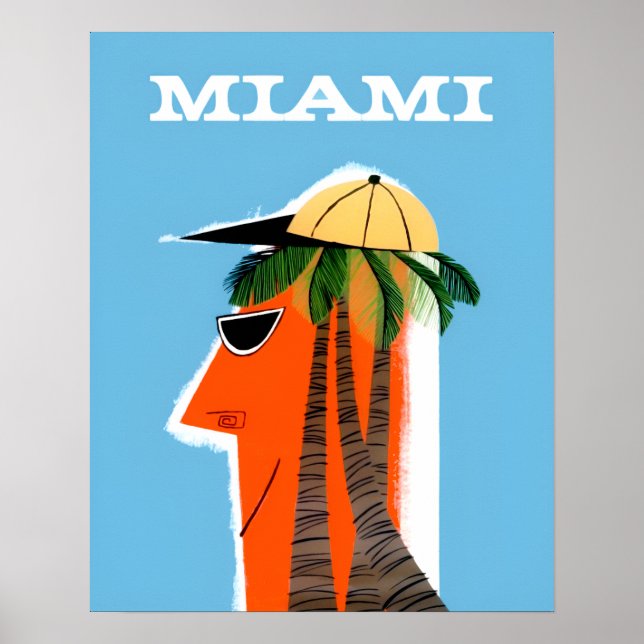 Póster de Miami Florida (Frente)