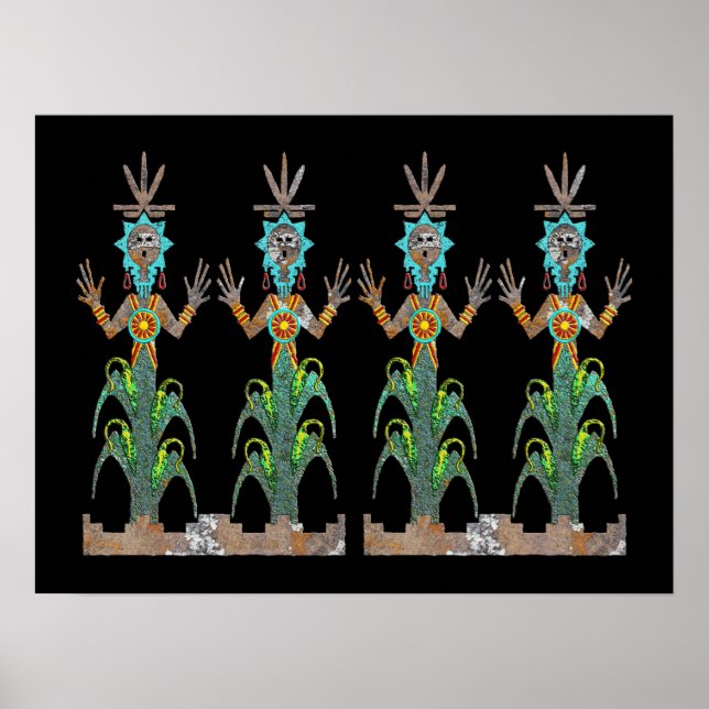 Póster de mitología navajo (Frente)