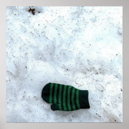Póster de Mitón Perdido en la Nieve