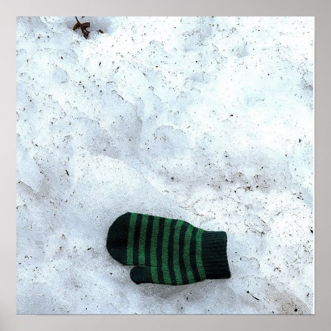 Póster de Mitón Perdido en la Nieve (Frente)