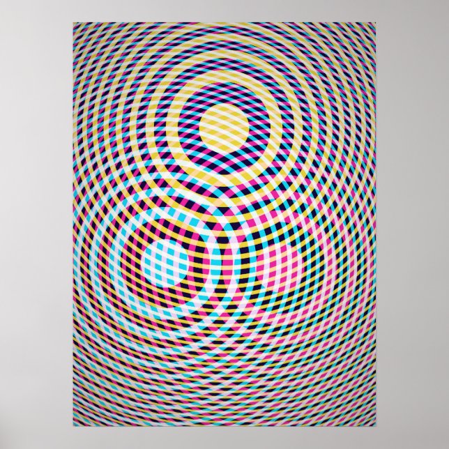 Póster de Moire de Triple Zona (Frente)