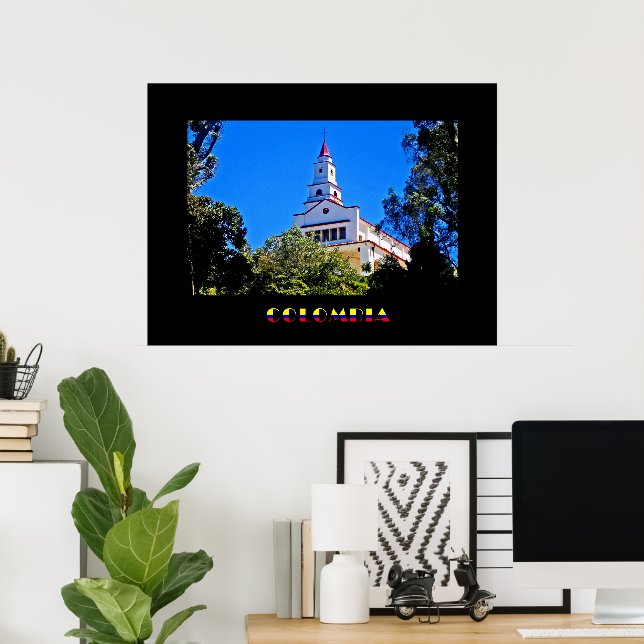 Póster de Monserrate Colombia (Oficina en casa)