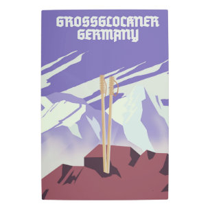 Poster de montaña Grossglockner Alemania.