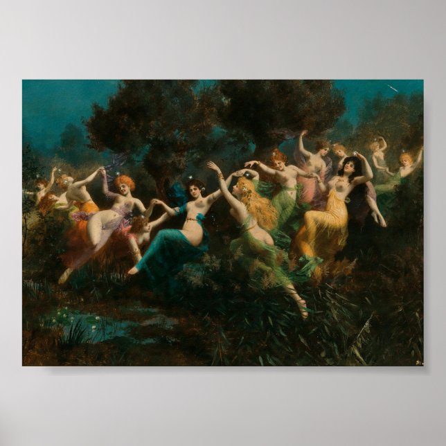 Póster de Moritz Stifter Nymphen (Frente)