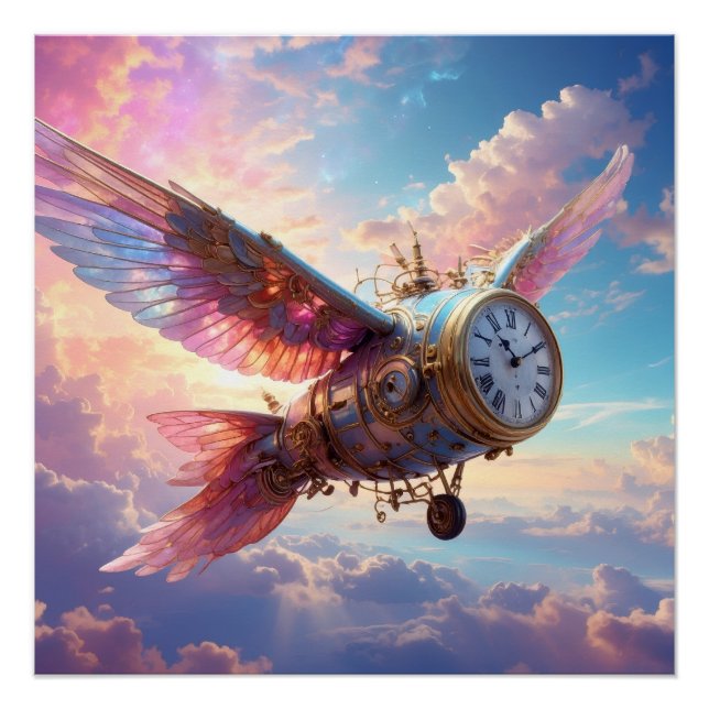 Poster de moscas de tiempo (Anverso)