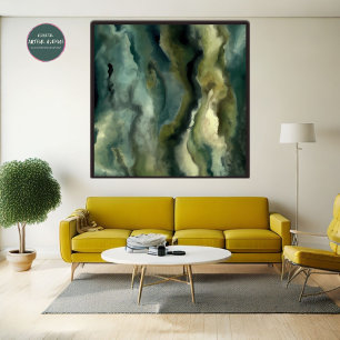 Poster de Moss Wall Art Arte natural generado po