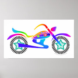 Poster de MOTOCICLETAS de arte pop